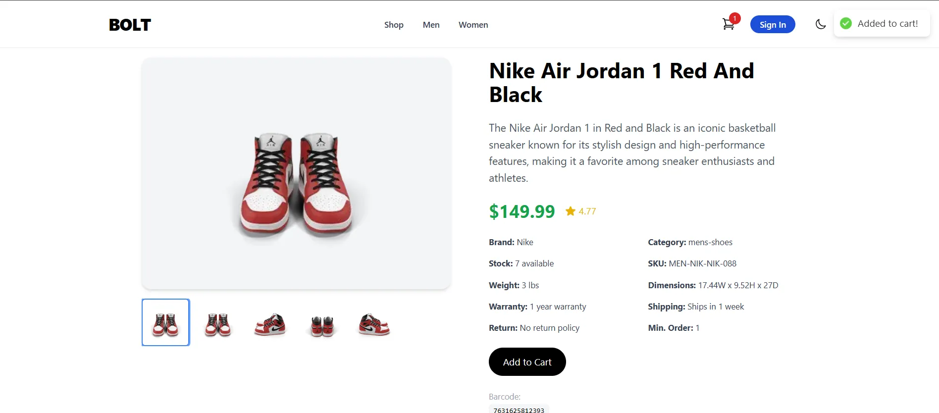 Modern Online Store screenshot 4